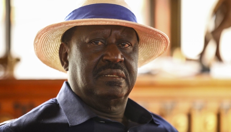 L'opposant Raila Odinga à Nairobi, le 26 juillet 2023.