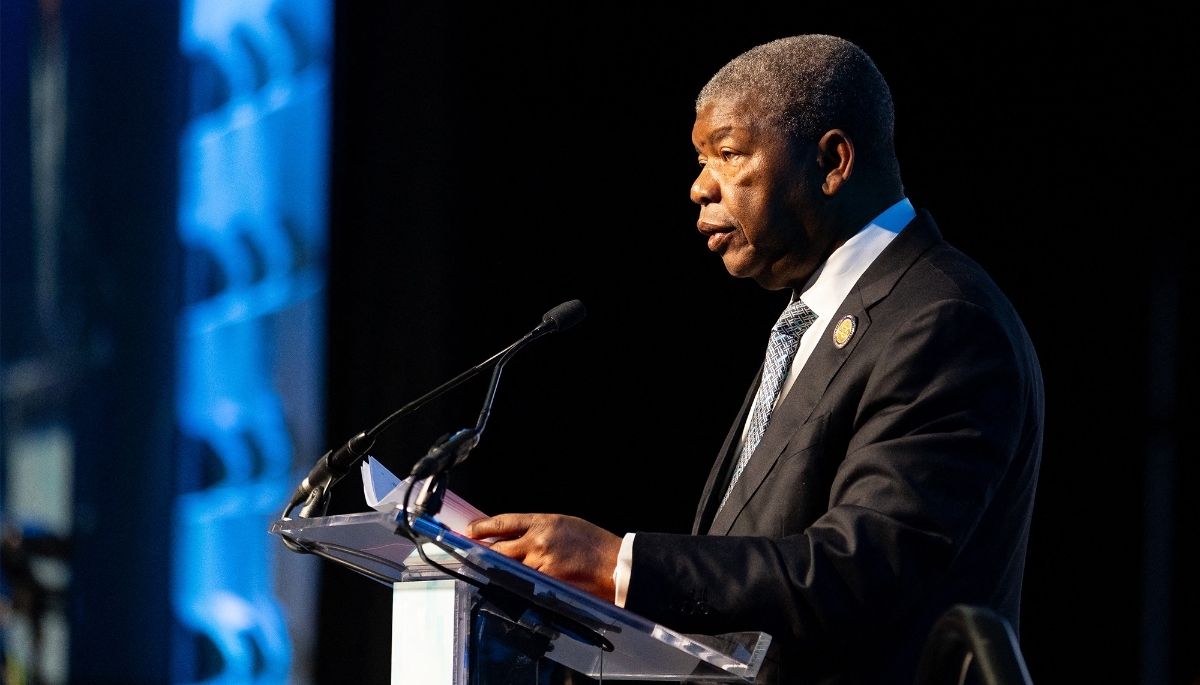 Le président angolais, João Lourenço, lors du US-Africa Business Summit à Dallas, le 7 mai 2024.