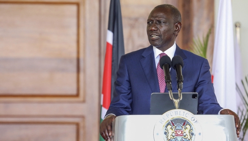 Le président kényan, William Ruto, le 5 février 2024, à Nairobi.