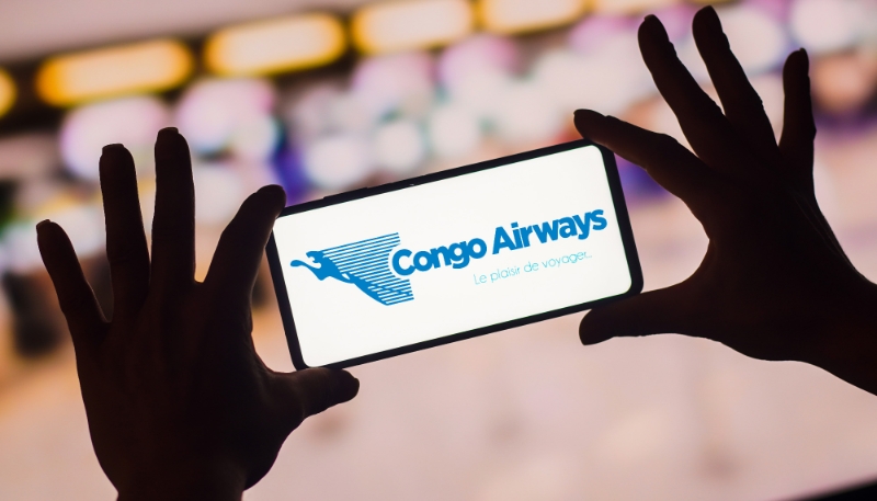 Le logo de Congo Airways.