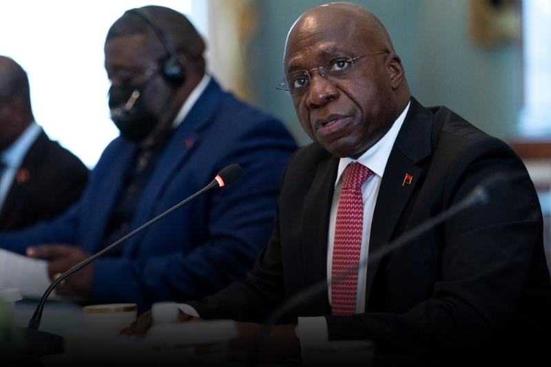 Le ministre angolais des affaires extérieures Tete António, le 26 mai 2022, à Washington.