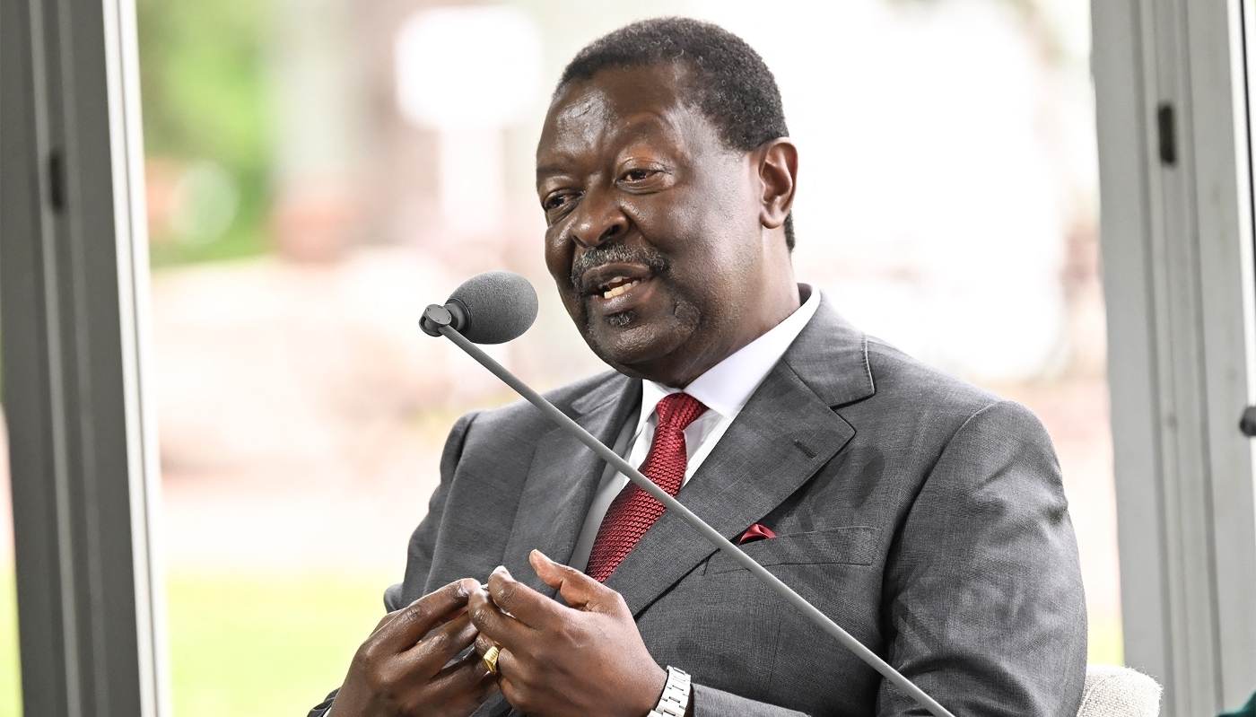 Le premier ministre kényan, Musalia Mudavadi, à Naantali, en Finlande, le 16 juin 2025.