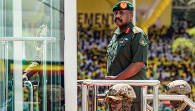 Le commandant des Uganda Peoples' Defence Forces, Muhoozi Kainerugaba, fils du président ougandais Yoweri Museveni, à Kampala, le 12 mai 2026.