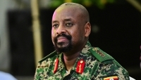 Muhoozi Kainerugaba, fils du président ougandais Yoweri Museveni, à Entebbe, en Ouganda, le 7 mai 2022.
