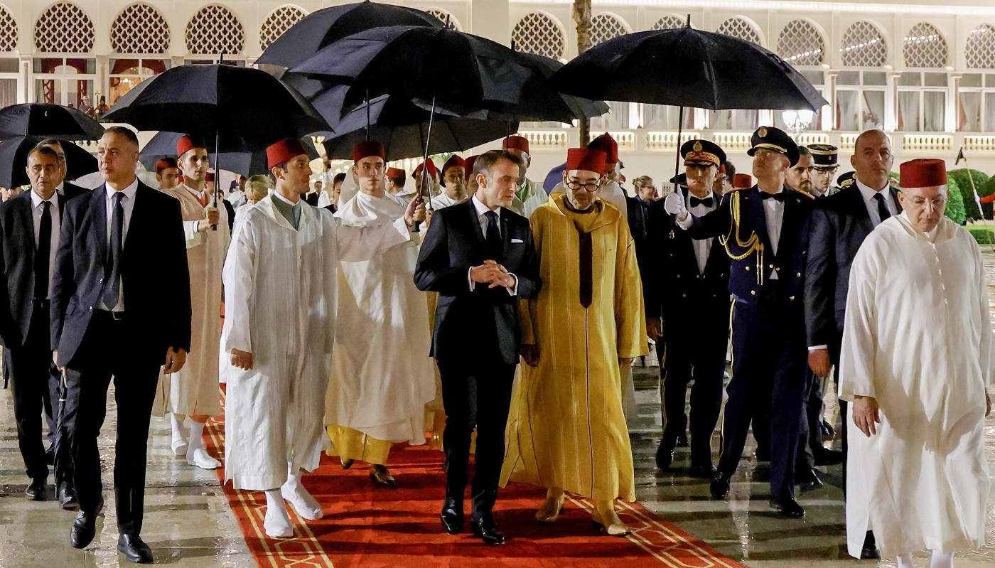 Le président français, Emmanuel Macron, et le roi Mohammed VI, à Rabat, le 29 octobre 2024.