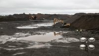 La mine de manganèse de la Compagnie minière de l’Ogooué, à Moanda (Haut-Ogooué), au Gabon, en 2020.