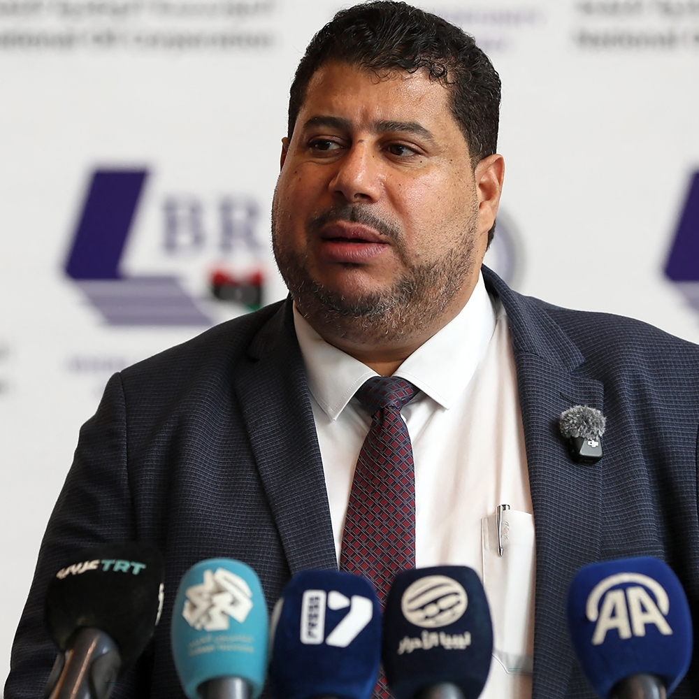Masoud Suleiman Musa, président par intérim de la Société nationale libyenne du pétrole (NOC), à Tripoli, le 11 février 2026.