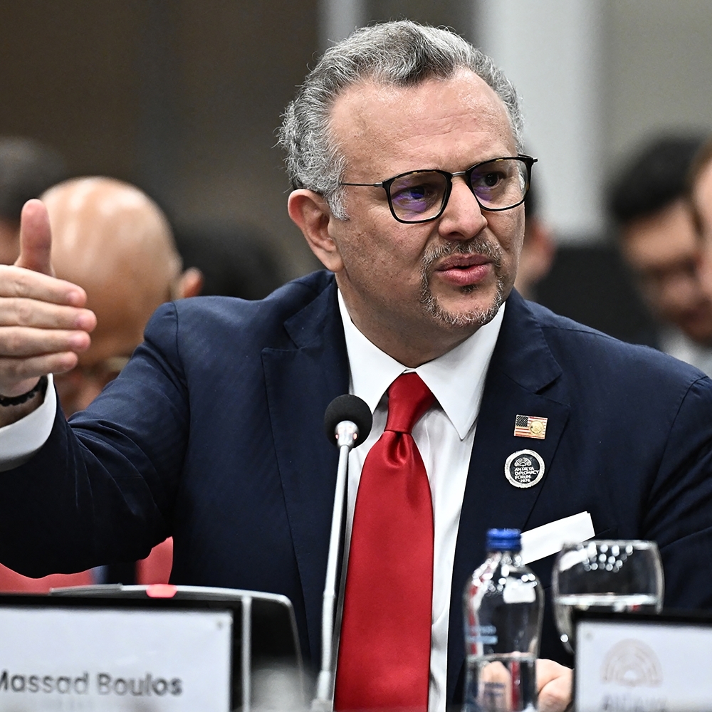 Le conseiller Afrique de Donald Trump, Massad Boulos, à Antalya, en Turquie, en avril 2026.