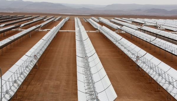 La centrale solaire Noor II, près de Ouarzazate, en 2016.
