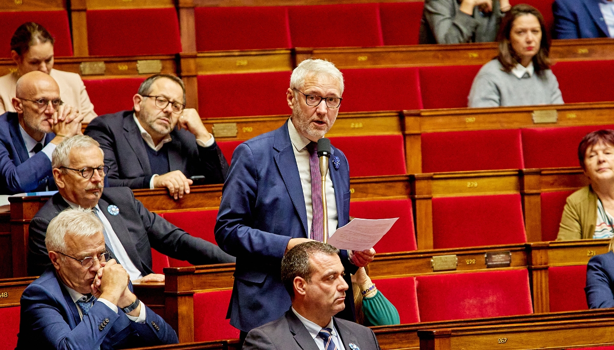 Le député français Christophe Marion à Paris, le 5 novembre 2025.