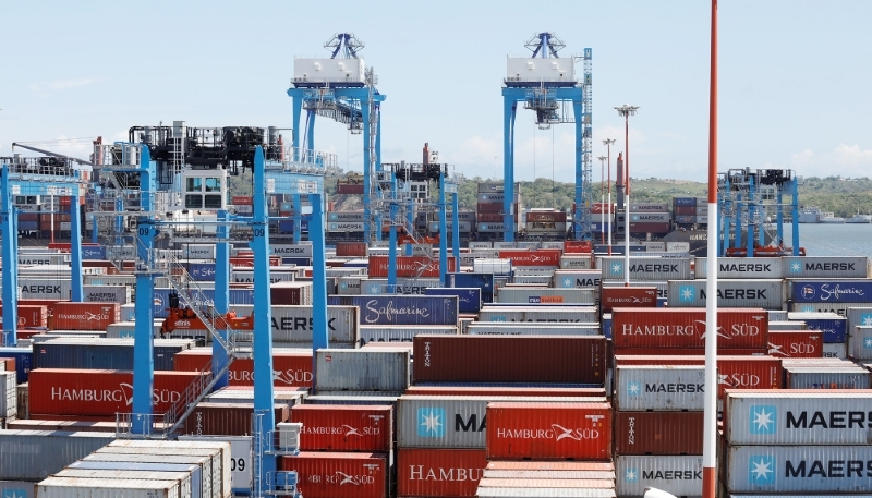 Le port de Mombasa, le 23 octobre 2019.