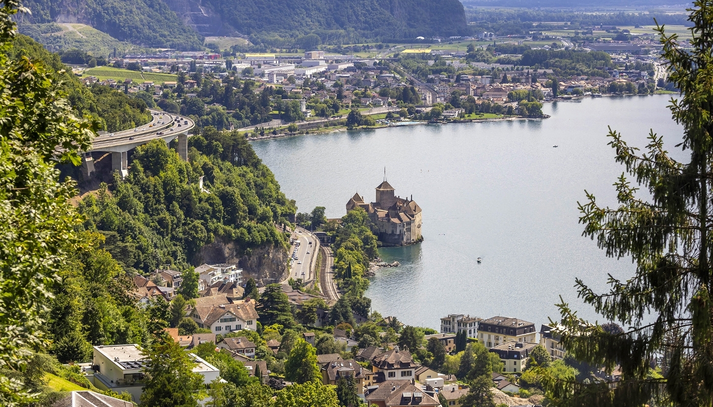 La ville de Montreux, en Suisse, ici en juillet 2025, a été le théâtre des dernières négociations entre Kinshasa et l'AFC-M23.