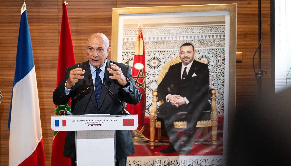 Le président-directeur général de Groupe OCP, Mostafa Terrab, à Rabat, en octobre 2024.