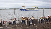 Le port de Morebaya, en Guinée, le 4 septembre 2025.