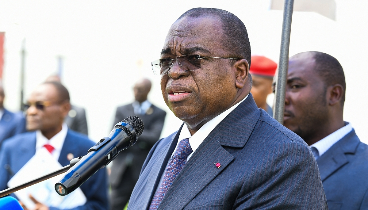 Le ministre des finances du Cameroun Louis-Paul Motaze à Yaoundé, le 9 décembre 2025.