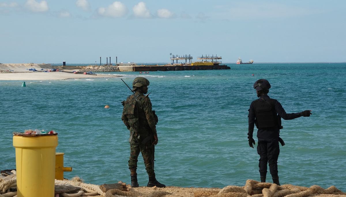 Le site de Mozambique LNG à Afungi, dans la province de Cabo Delgado, Mozambique, le 29 septembre 2022.