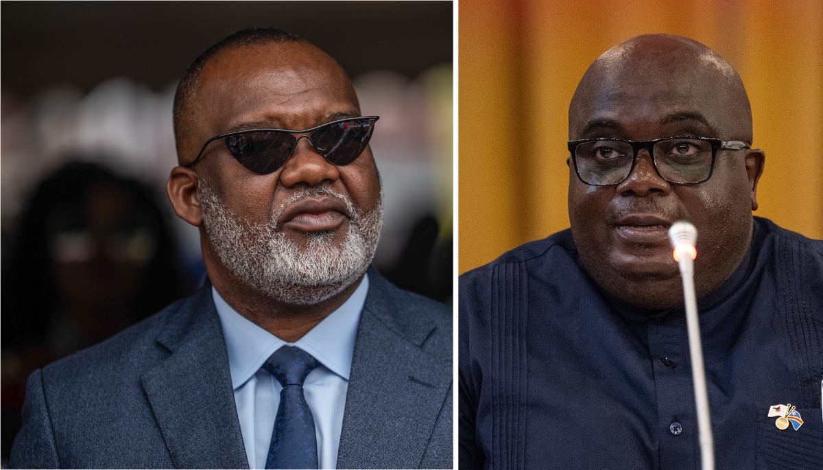 Deux des chefs rebelles, Corneille Nangaa et Bertrand Bisimwa.