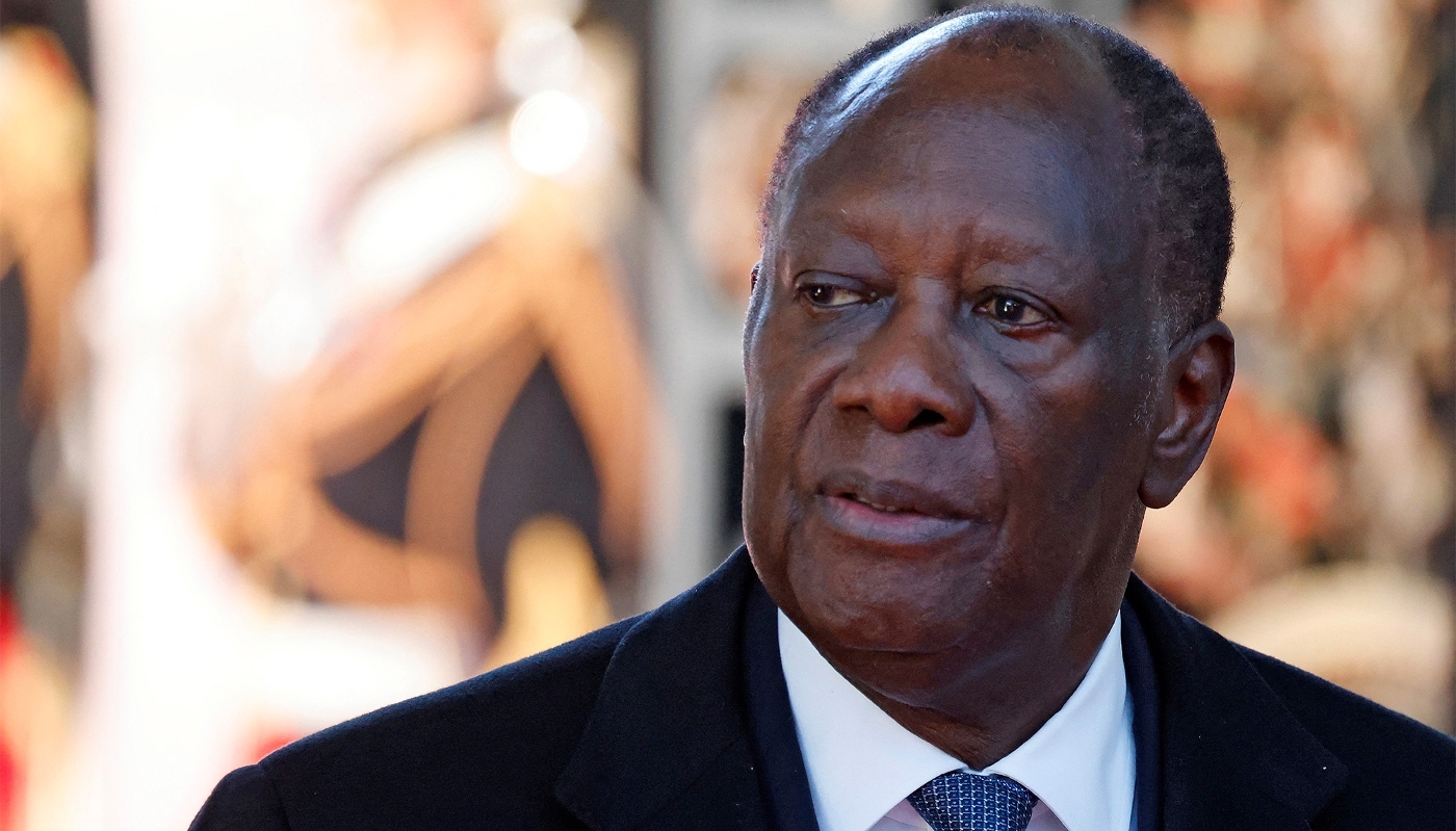 Le président ivoirien, Alassane Ouattara, à Paris, en octobre 2024.