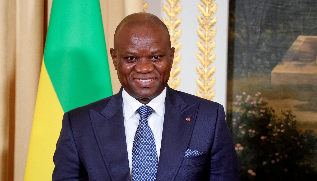 Le président gabonais Brice Clotaire Oligui Nguema, à Paris, le 20 juillet 2026.