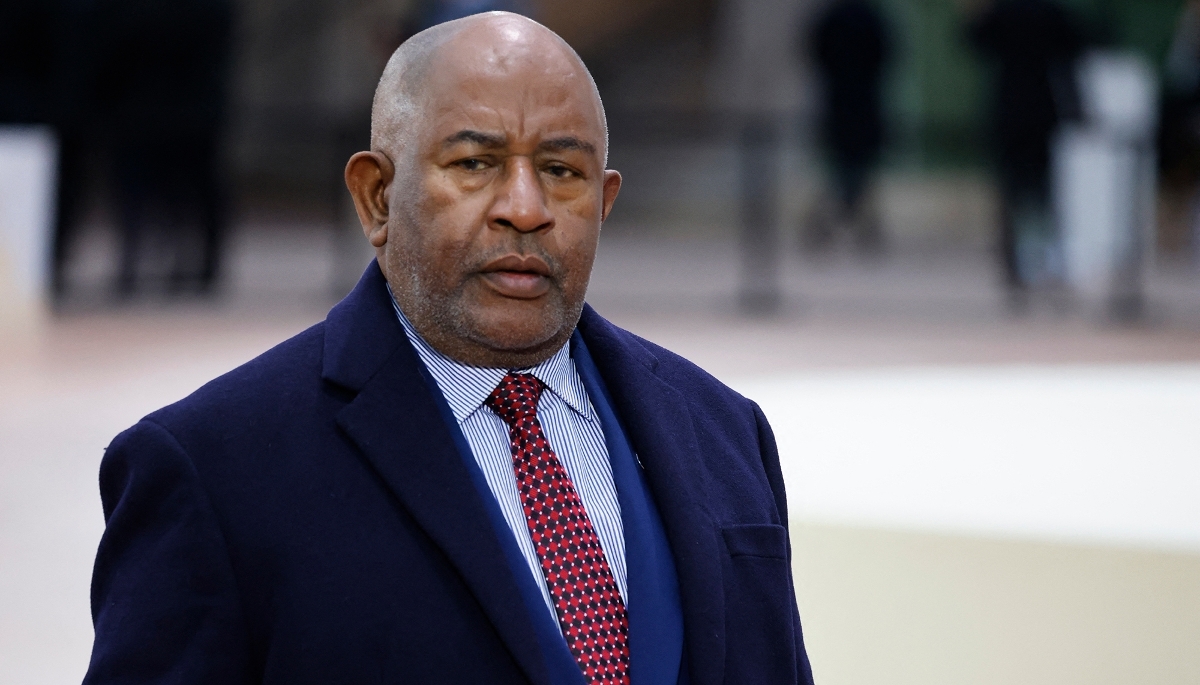 Le président des Comores, Azali Assoumani, à Paris, en février 2025.
