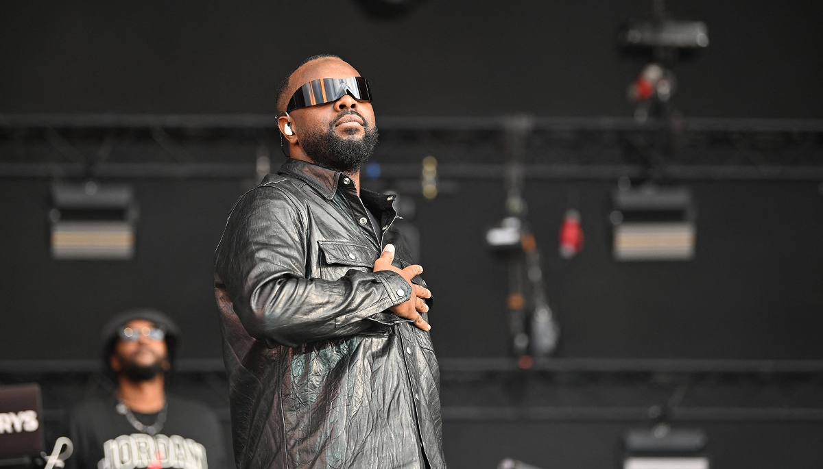 Gims en concert à la fête de L'Humanité, à Brétigny-sur-Orge, France, le 14 septembre 2025.