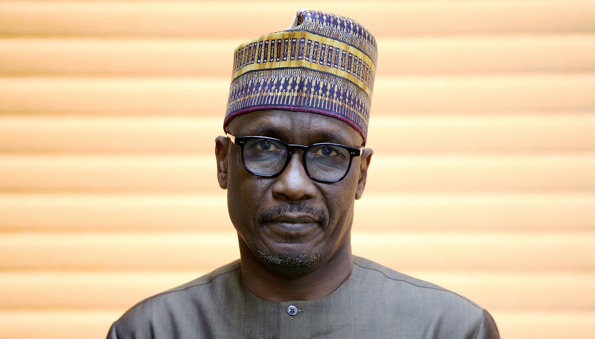 Mele Kyari, directeur général de la Nigerian National Petroleum Corporation, le 7 août 2019, à Abuja.
