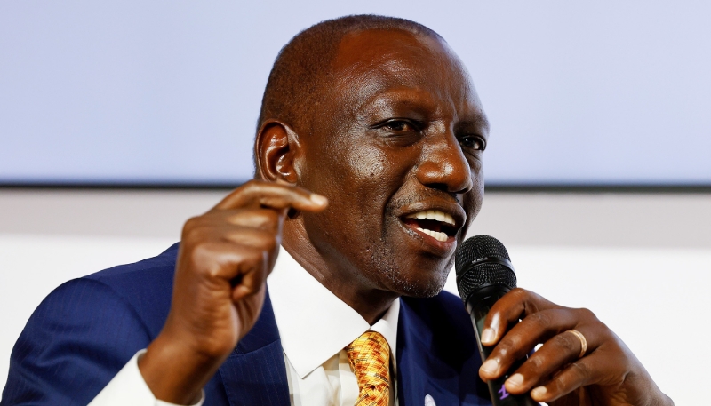 William Ruto à Paris, le 22 juin 2023.