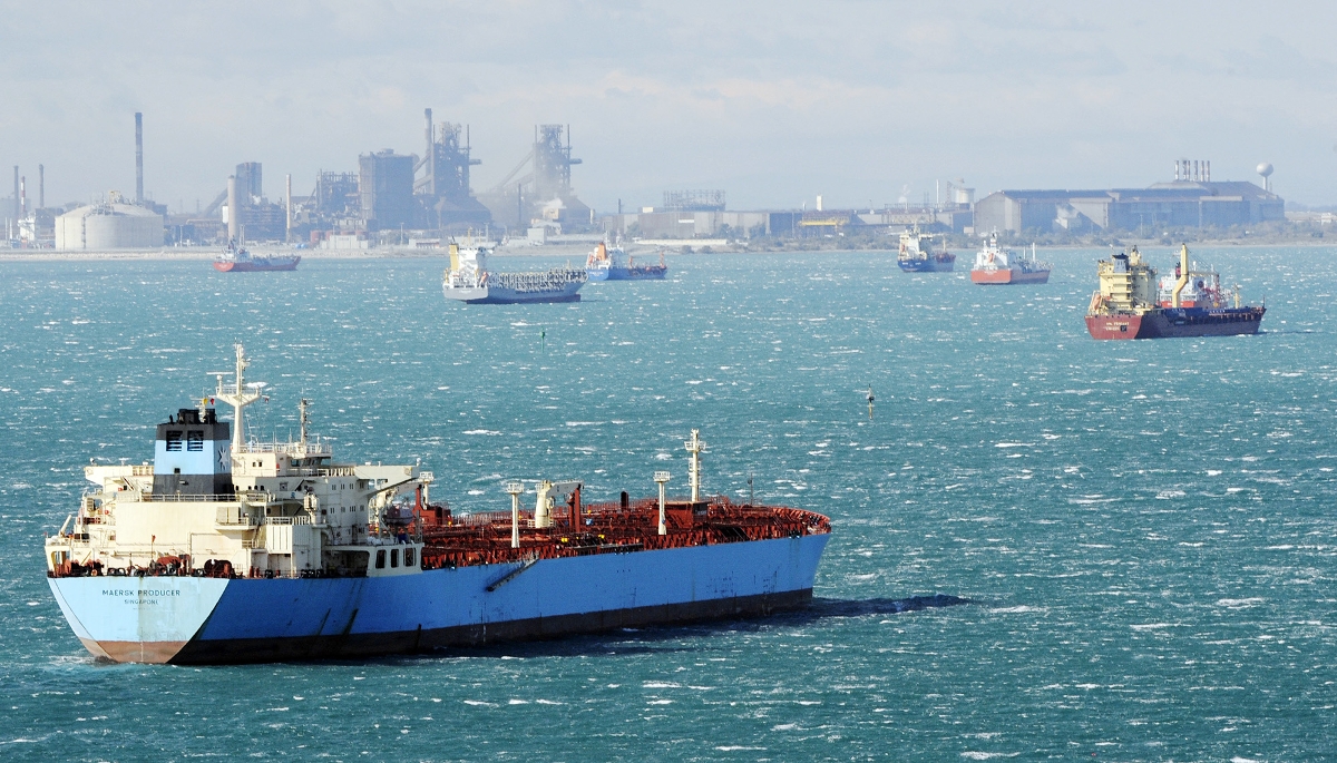 Des tankers au port de Marseille, le 17 octobre 2010.