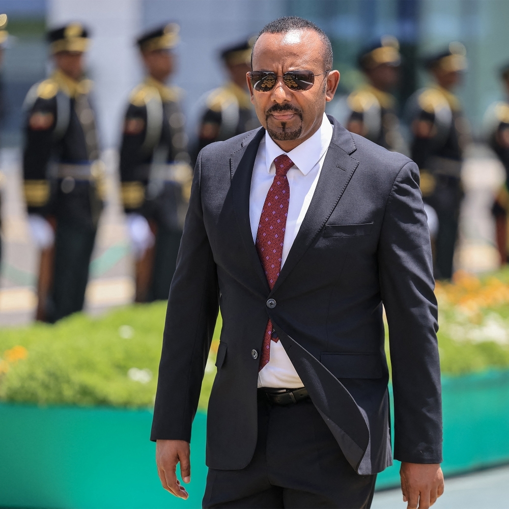 Le premier ministre éthiopien Abiy Ahmed à l'aéroport international de Bole, à Addis-Abeba, le 13 mai 2026.