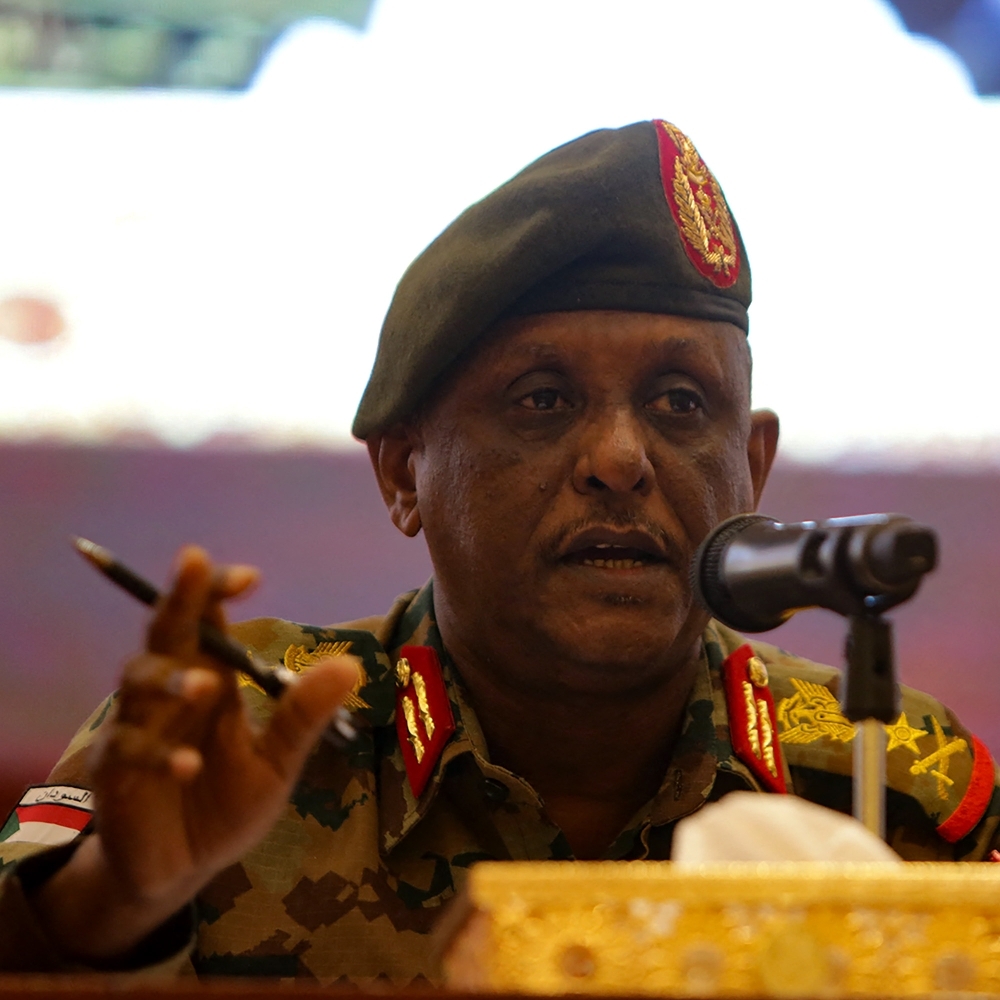 Le chef d'état-major, Yasser al-Atta, à Khartoum, en juin 2019.