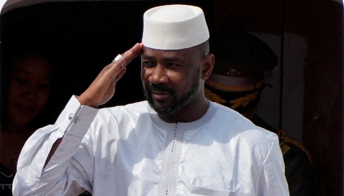 Le chef de la junte malienne, Assimi Goïta, à Pékin, le 1er septembre 2024.