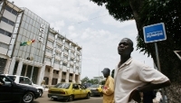 La Banque centrale de la République de Guinée, à Conakry, le 1er juillet 2010. 