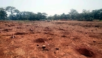 Sites prospectés par Orano (ex-Areva) en 2013, à Bakouma, en Centrafrique. 