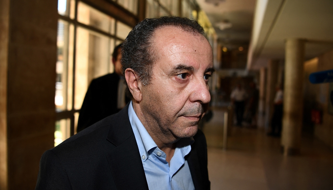 Belhassen Trabelsi, à son arrivée au tribunal d'Aix-en-Provence en juin 2019.