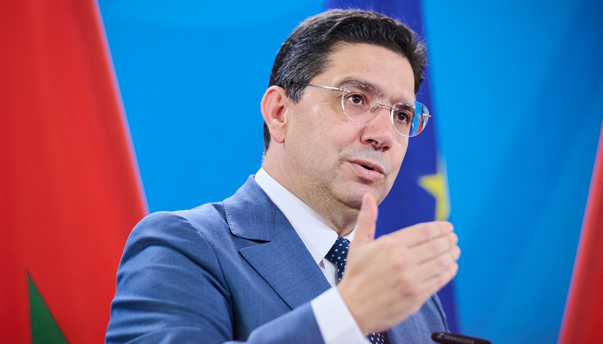 Le ministre marocain des affaires étrangères, Nasser Bourita, à Berlin, en juin 2024.