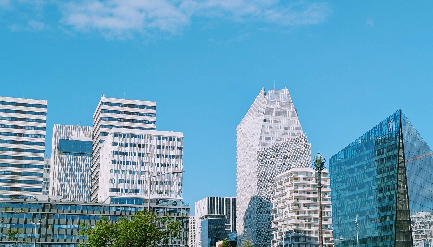Le quartier d'affaires de Casablanca Finance City, en avril 2025.