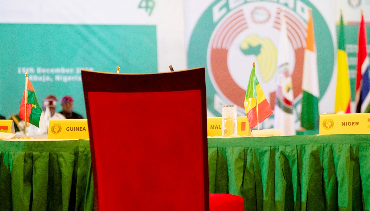 Au sommet de la Cedeao du 15 décembre 2024, à Abuja, au Nigeria.