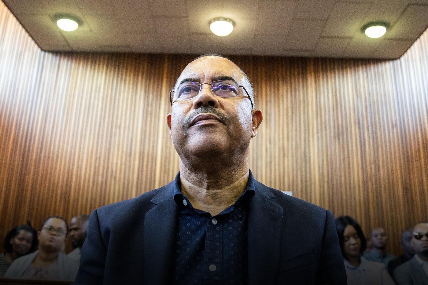 L'ex-ministre des finances mozambicain, le 8 janvier 2019, à Kempton Park, en Afrique du Sud.