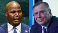 Le président mozambicain, Daniel Chapo, et le PDG de TotalEnergies, Patrick Pouyanné.