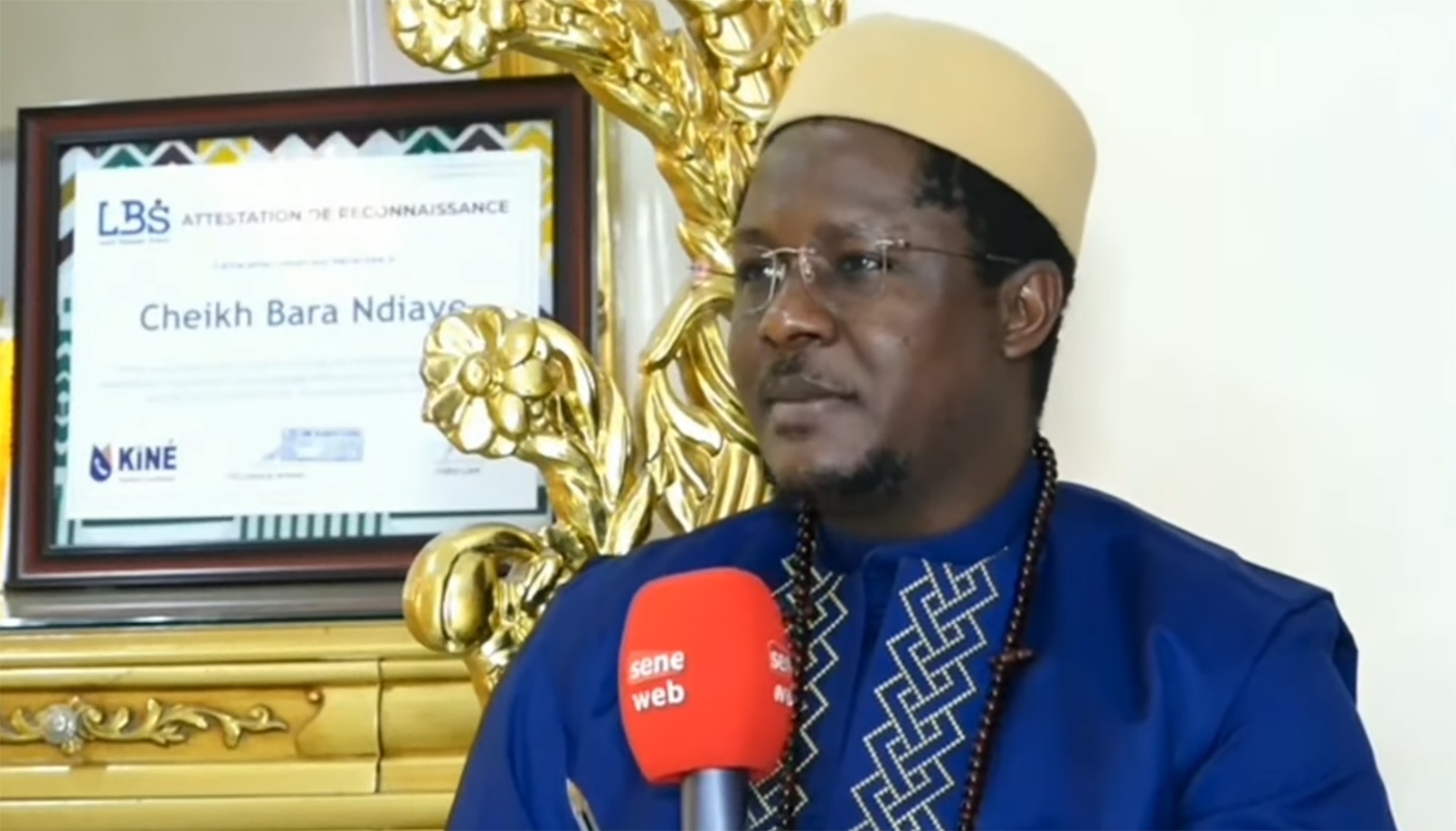 Capture d'écran de Cheikh Bara Ndiaye, dans une vidéo datant du 15 février 2025.