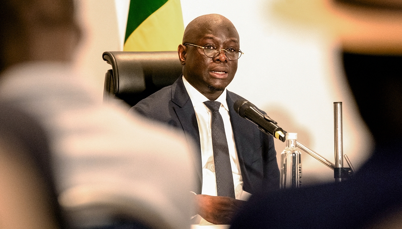Le ministre sénégalais de l'économie et des finances, Cheikh Diba, à Dakar, le 1er septembre 2026.
