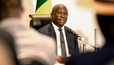 Le ministre sénégalais de l'économie et des finances, Cheikh Diba, à Dakar, le 1er septembre 2026.