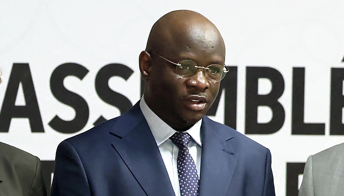 Le ministre sénégalais des finances, Cheikh Diba, à Abidjan, en octobre 2024.