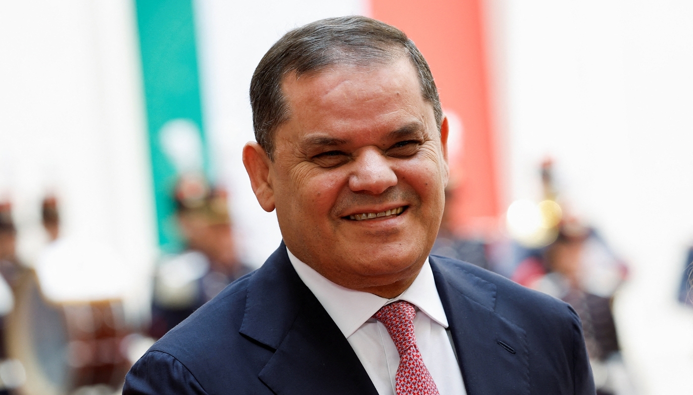 Le premier ministre libyen Abdelhamid Dabaiba à Rome, le 7 mai 2026.