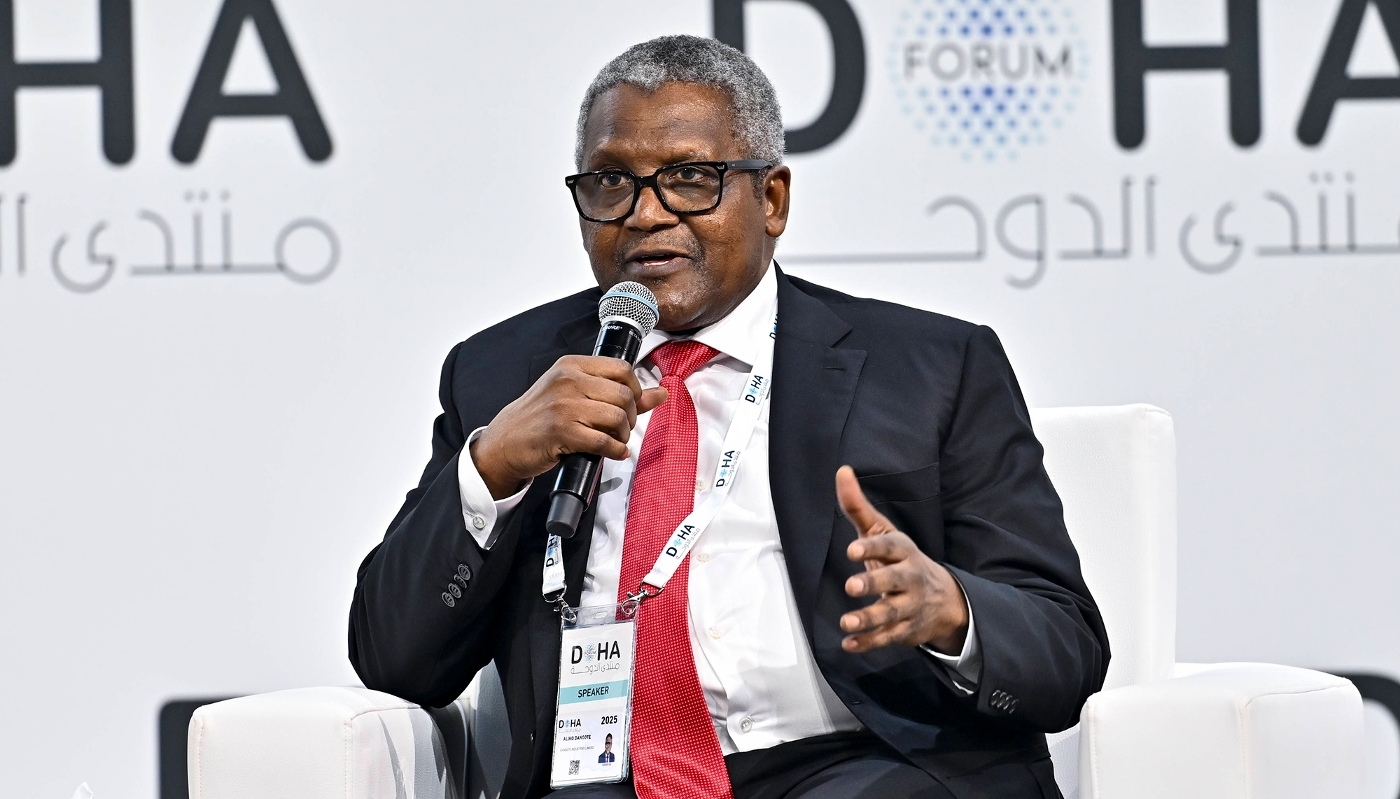 Aliko Dangote, à Doha, le 6 décembre 2025.