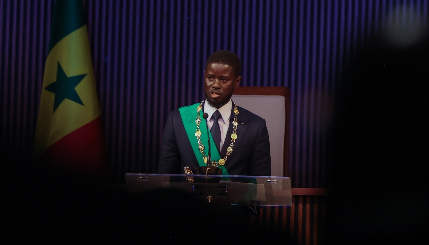 Bassirou Diomaye Faye à Dakar, le 2 avril 2024.
