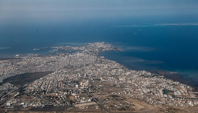 Vue aérienne de Djibouti-ville, le 21 décembre 2024.