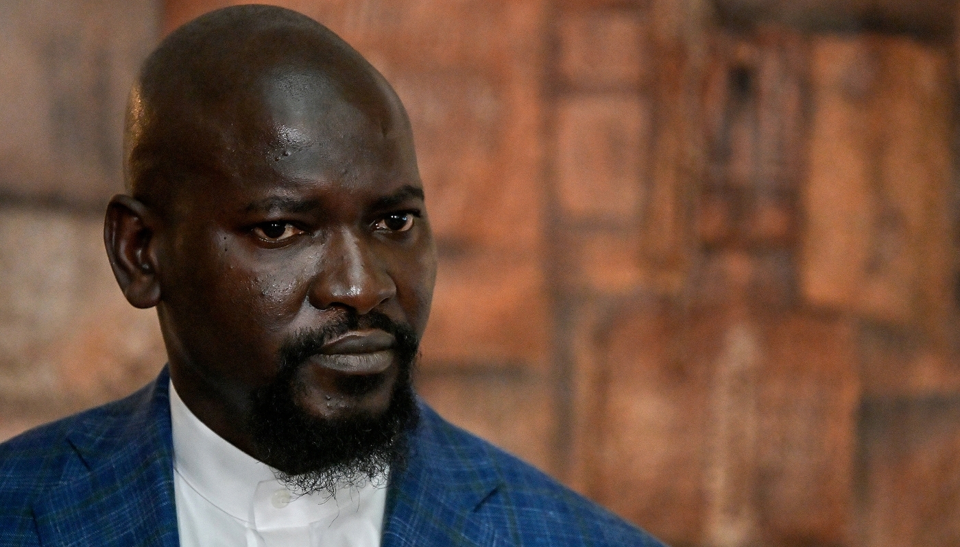 Le président guinéen, Mamady Doumbouya, en visite à Abidjan, le 17 juin 2025.