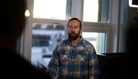 Le patron de GreenMet, Drew Horn, à Nuuk, au Groenland, en février 2026.