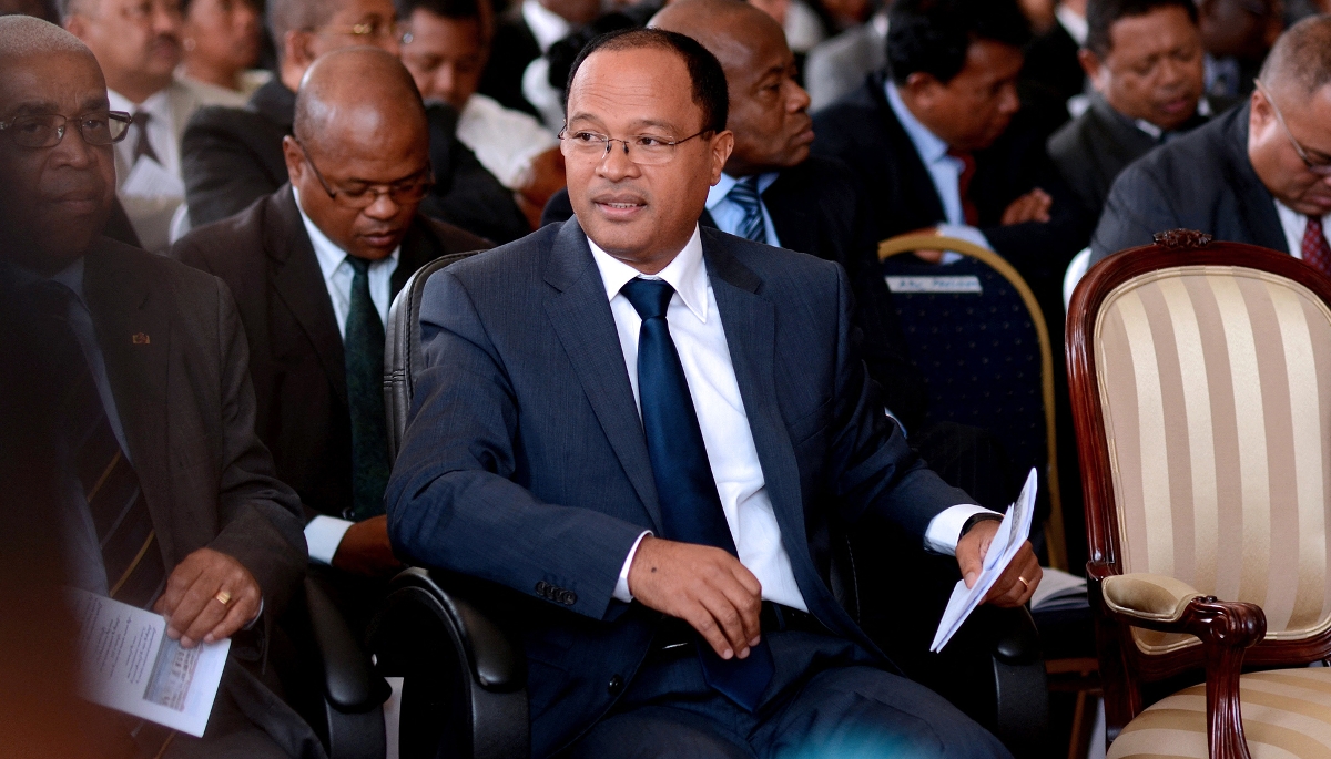 L'ancien secrétaire général de la Commission de l'océan Indien, le Malgache Edgard Razafindravahy, à Antananarivo, le 13 mai 2013.
